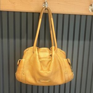 Cole Haan Gold Leather Shoulder Bag